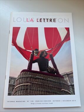 Louis Vuitton internal magazine, titled La Lettre (No.128, Oct/Dec 2012)